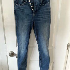 Good American High Rise Blue Jeans